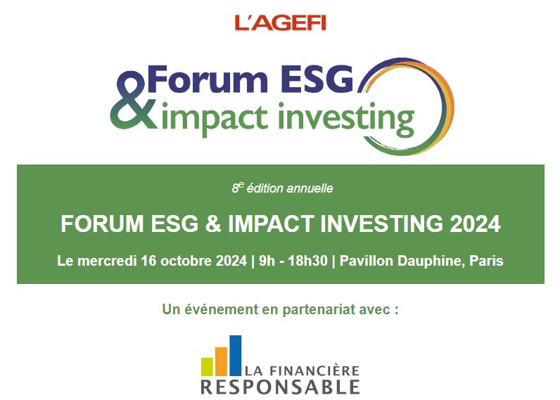 LFR Partenaire de L'AGEFI - forum ESG 2024